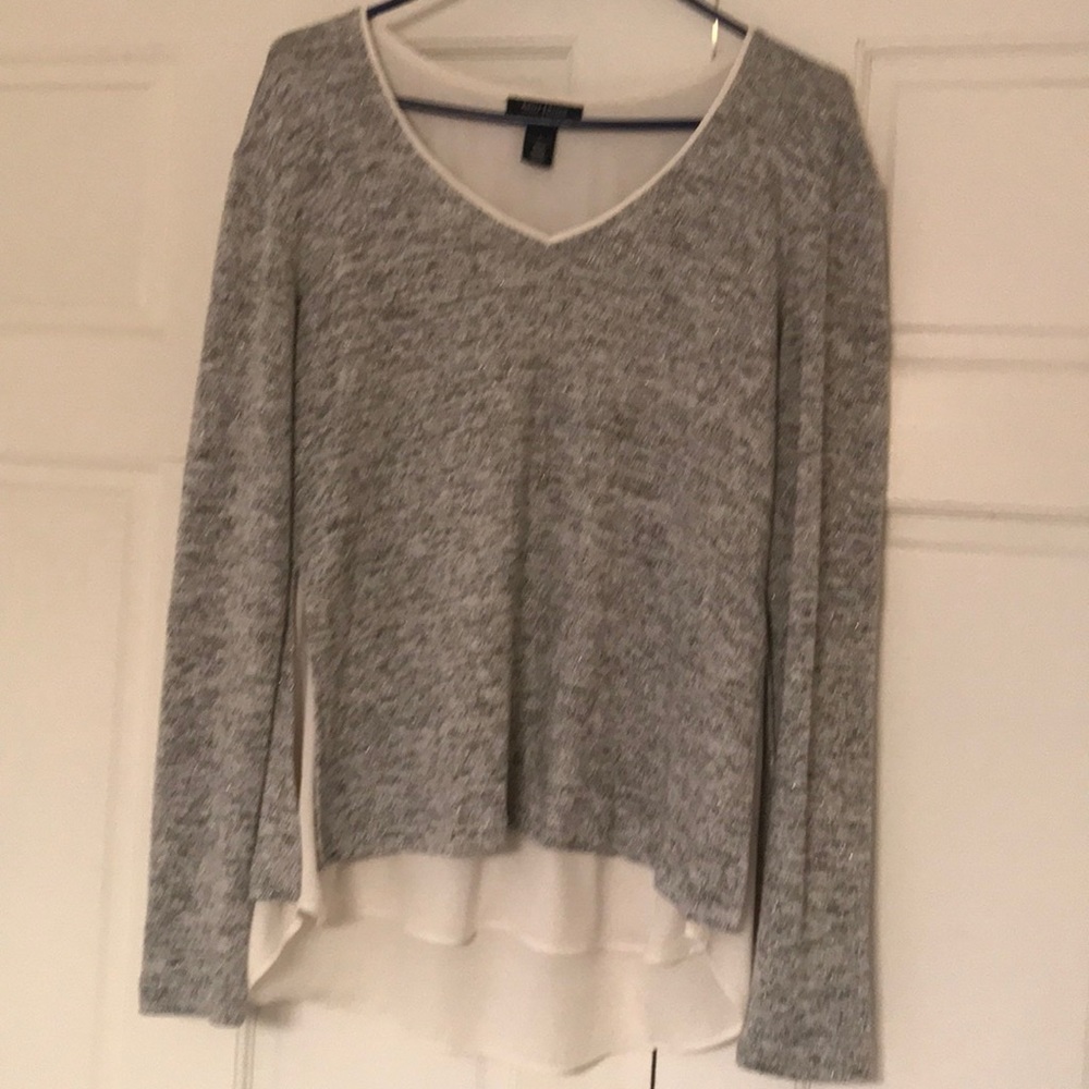 Women’s sweater with attached fabric inside